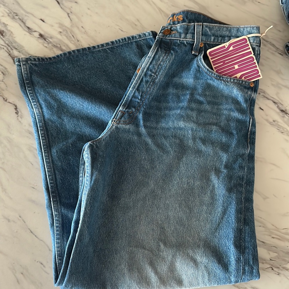 New snacks jeans made by mother